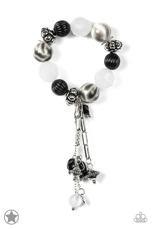 Lights! Camera! Action! White Paparazzi Blockbuster Bracelet