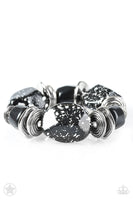 Glaze of Glory - Black Paparazzi Blockbuster Bracelet