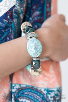 Glaze of Glory - Blue Paparazzi Bracelet
