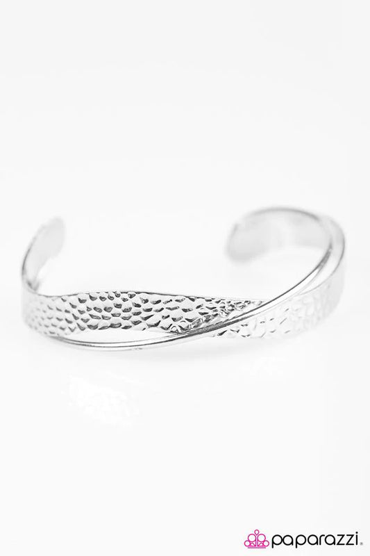 Wandering Waves - Silver Paparazzi Bracelet