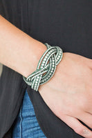 Bring On The Bling - Green Paparazzi Urban Bracelet