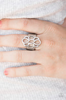 Breathe It All In - Silver Paparazzi Ring