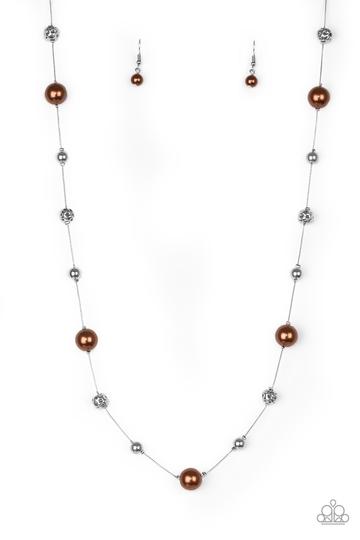 Eloquently Eloquent - Brown Paparazzi Necklace