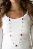 Eloquently Eloquent - Brown Paparazzi Necklace