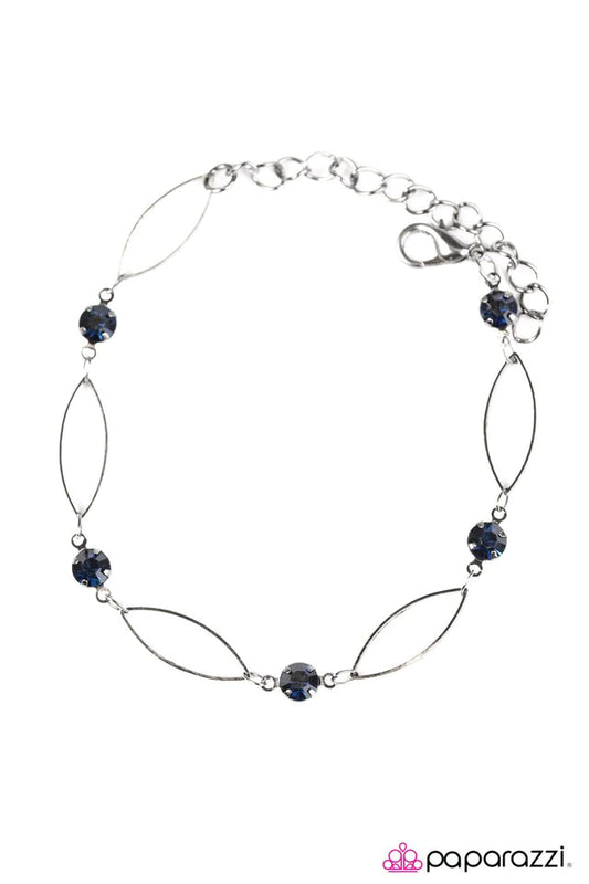 The Right Time Blue Paparazzi Bracelet