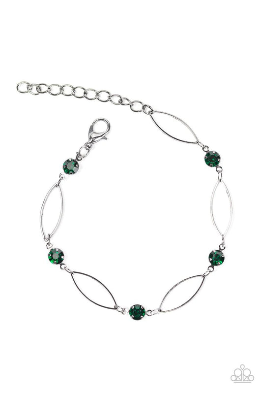 The Right Time - Green Paparazzi Bracelet