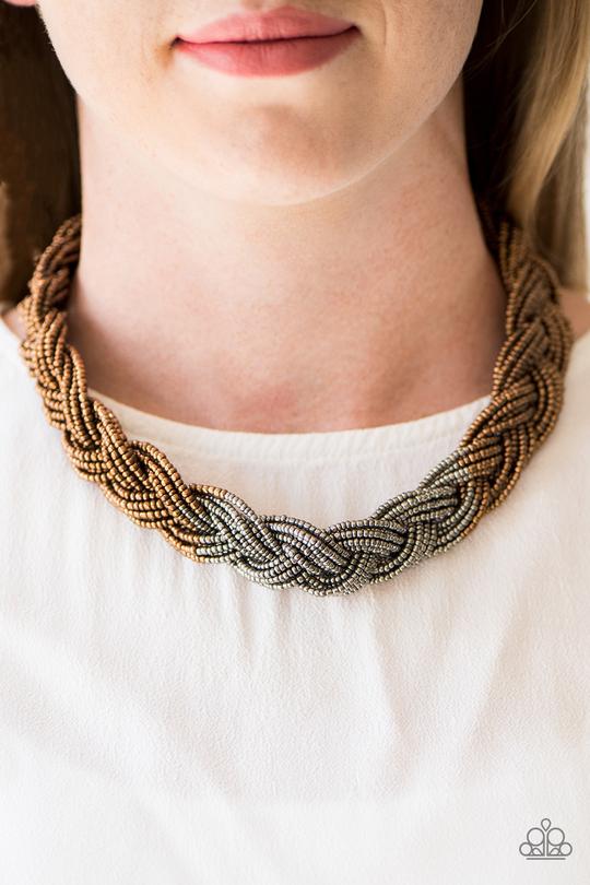 Brazilian Brilliance Multi Paparazzi Necklace