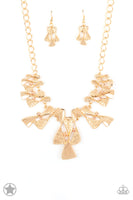 The Sands of Time - Gold Paparazzi Necklace