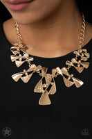 The Sands of Time - Gold Paparazzi Necklace