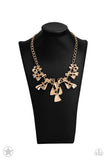 The Sands of Time - Gold Paparazzi Necklace