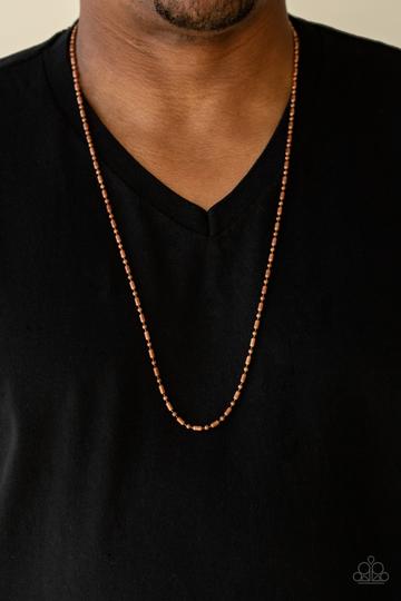Covert operations copper urban necklace
