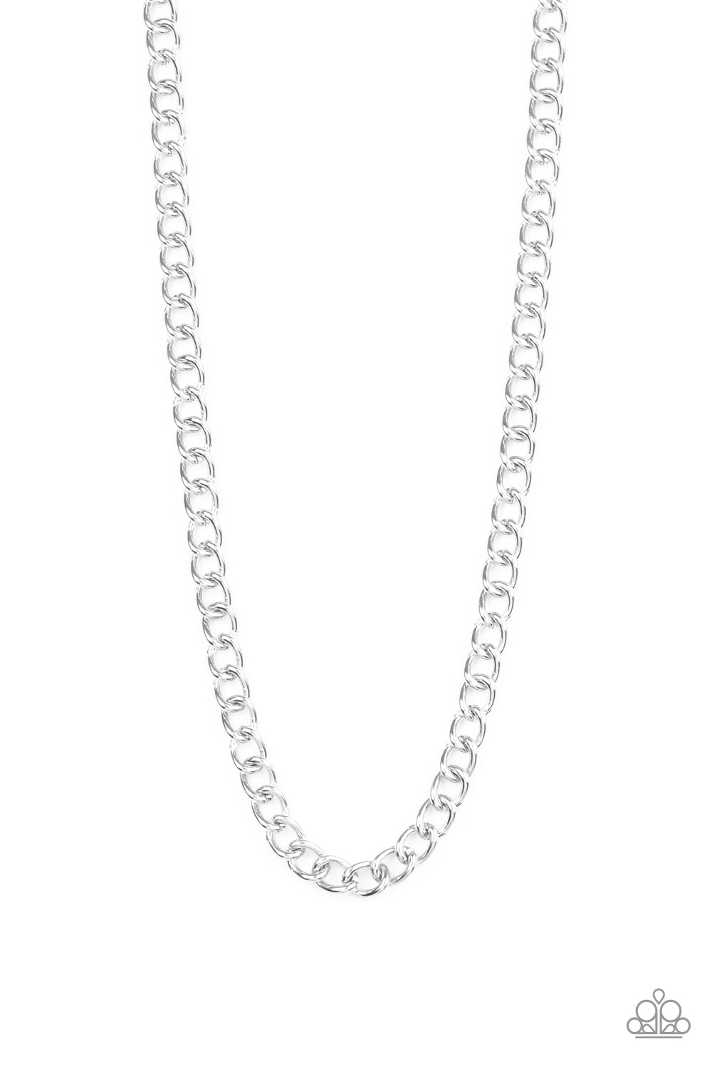 Paparazzi Full Court - Silver Men's Urban Necklace