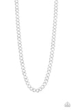Paparazzi Full Court - Silver Men's Urban Necklace
