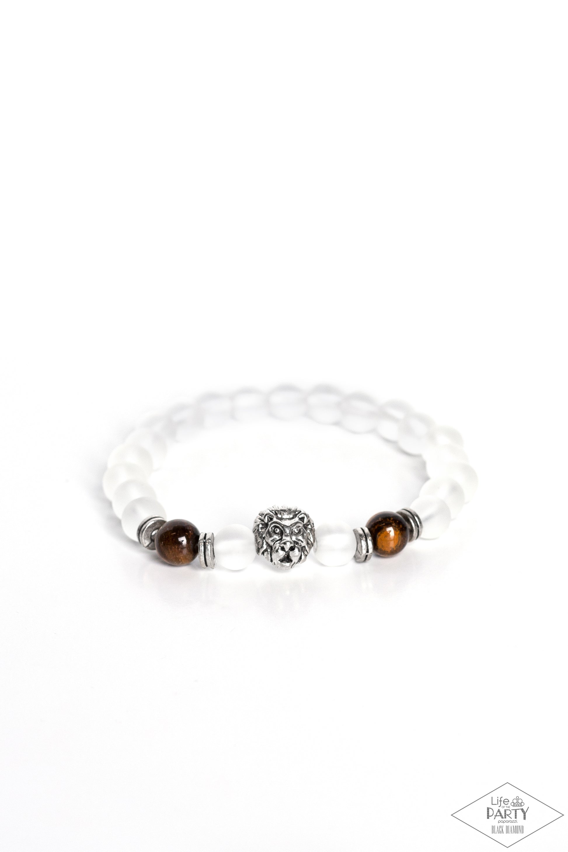 The Lions Share - Brown Paparazzi Life of the Party Bracelet