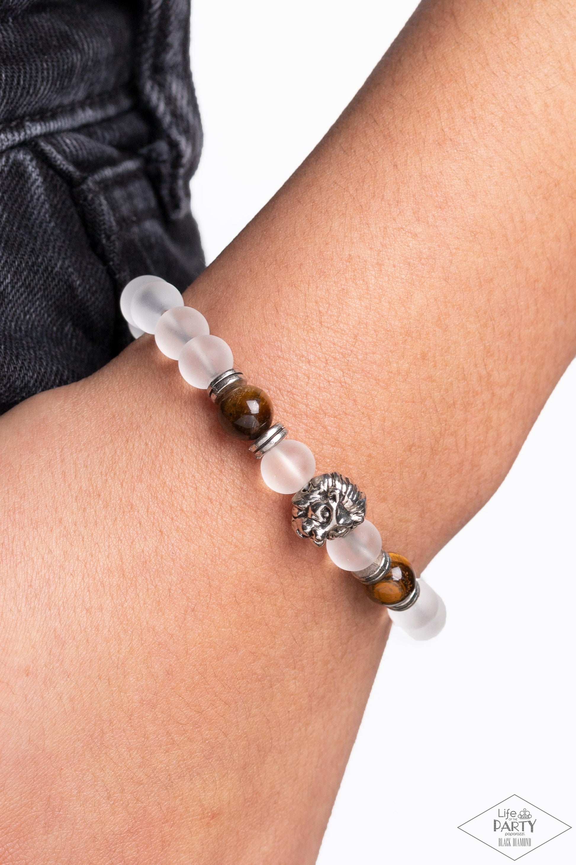 The Lions Share - Brown Paparazzi Life of the Party Bracelet