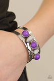 Keep On TRIBE-ing - Purple Paparazzi Bracelet