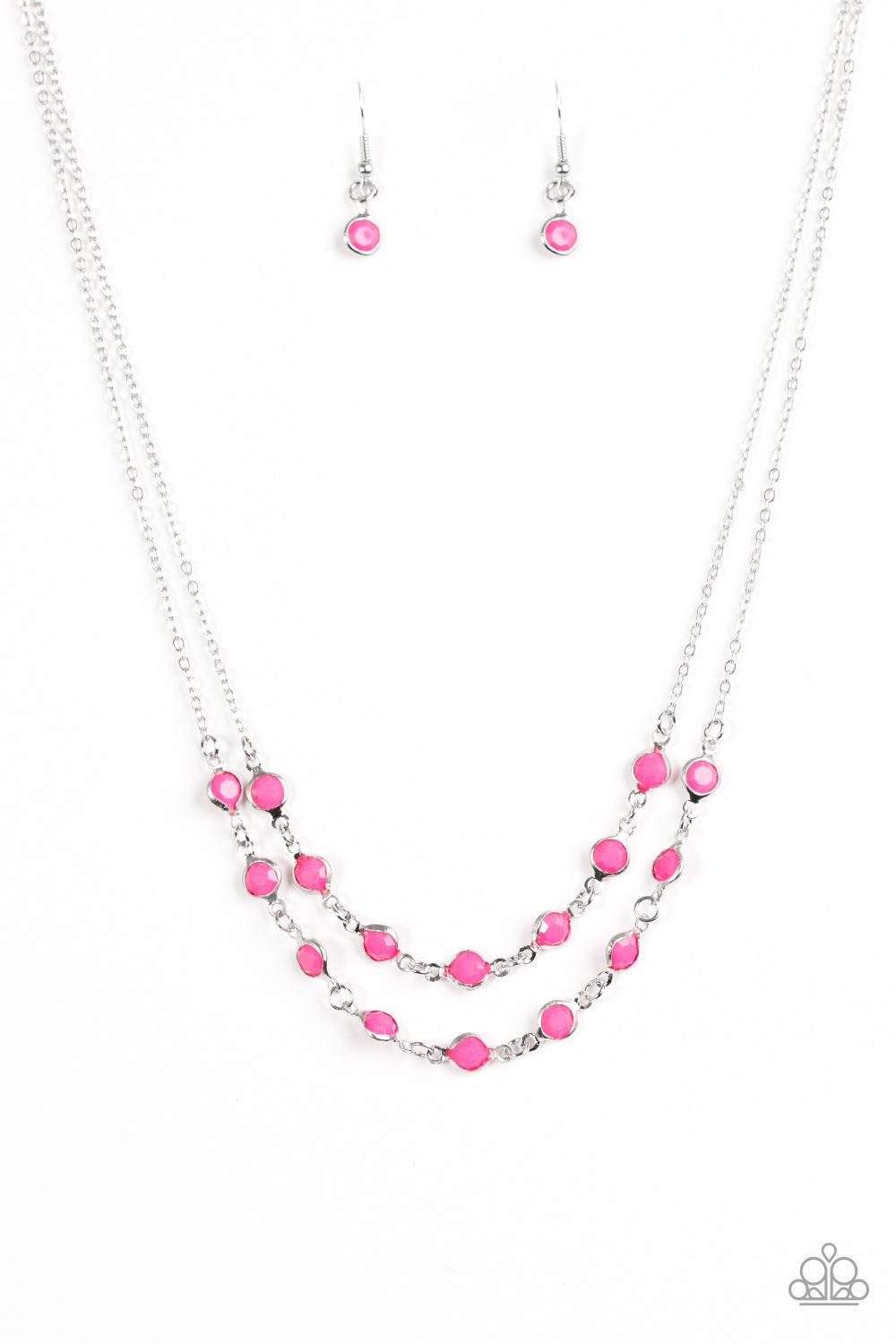 Summer Girl Pink Paparazzi Necklace