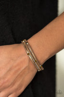 Drop A SHINE - Copper Paparazzi Bracelet