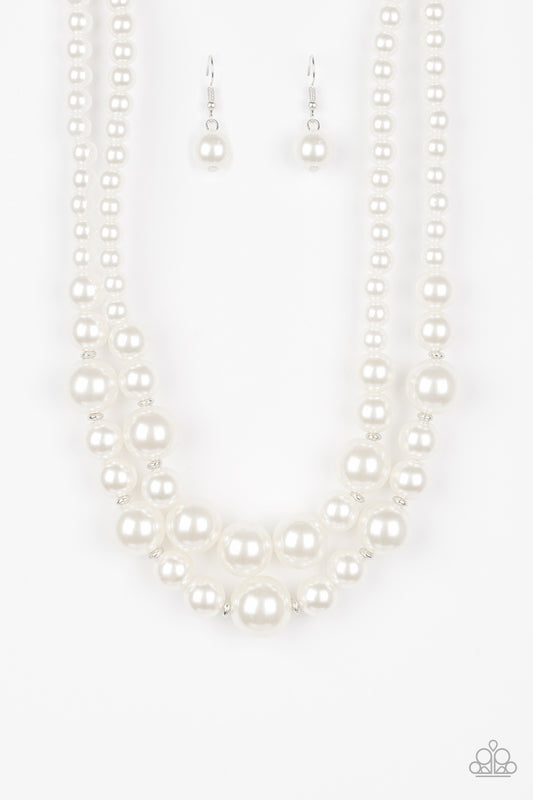 The More The Modest - White Paparazzi Necklace