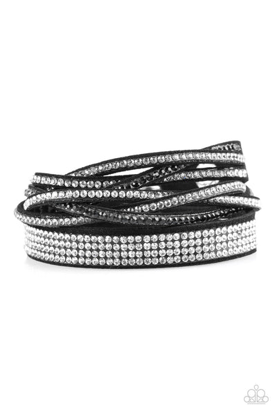 Taking Care Of Business  Black Paparazzi Urban Bracelet