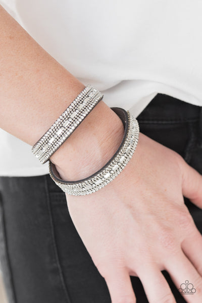 Shimmer and Sass - Silver Paparazzi Bracelet