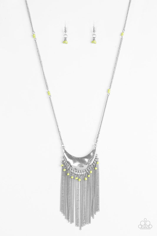 Desert Trance Green Paparazzi Necklace