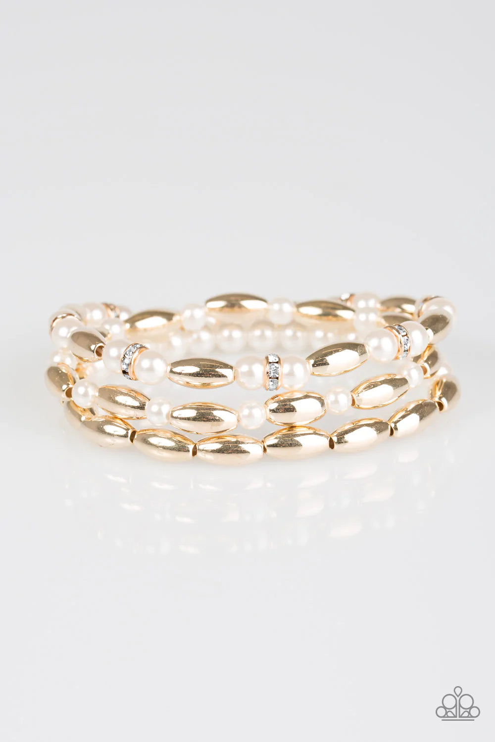 Chic Contender Gold Paparazzi Bracelet