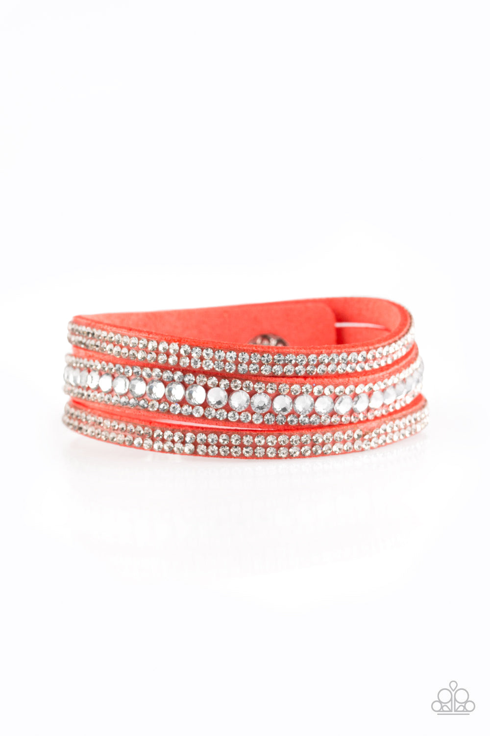 Harlem Hustle - Orange Paparazzi Bracelet