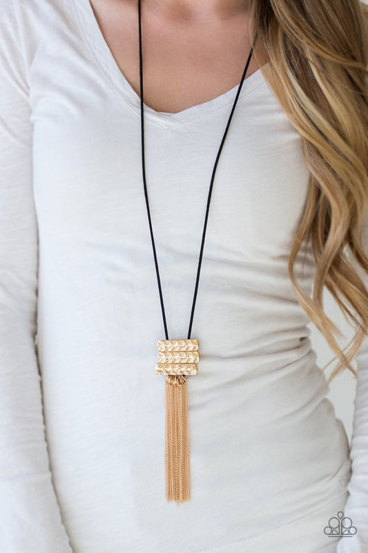 All About Altitude Gold Paparazzi Necklace