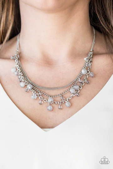 Ocean Odyssey - Silver Paparazzi Necklace