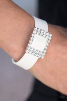 Diamond Diva - White Paparazzi Urban Bracelet