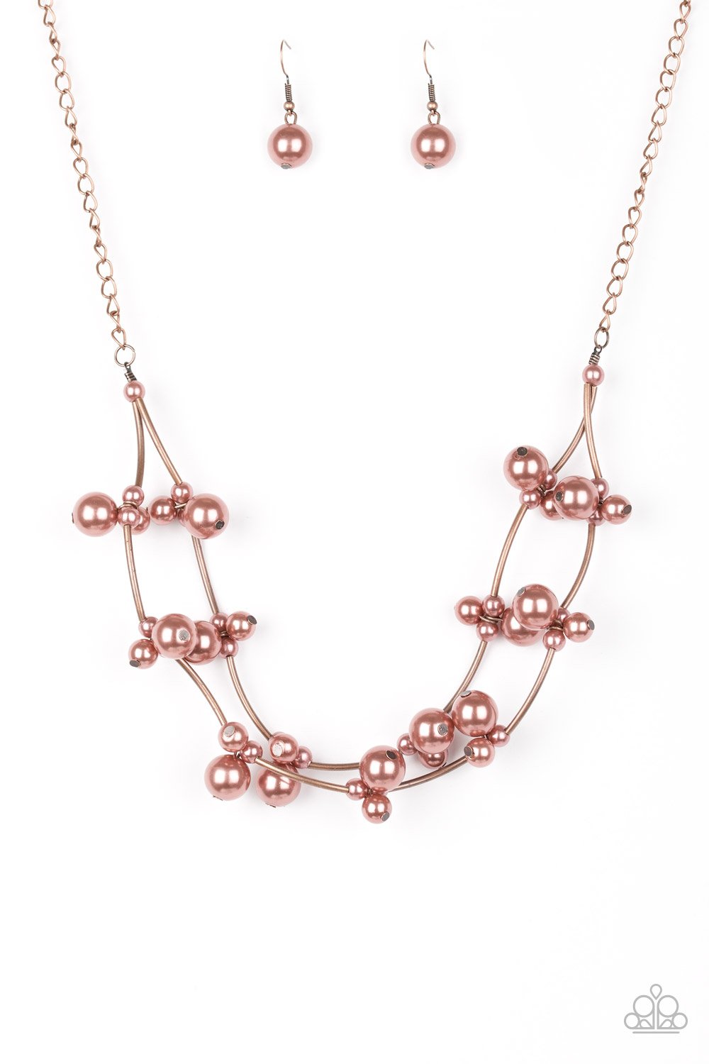 Wedding Belles Copper Paparazzi Necklace