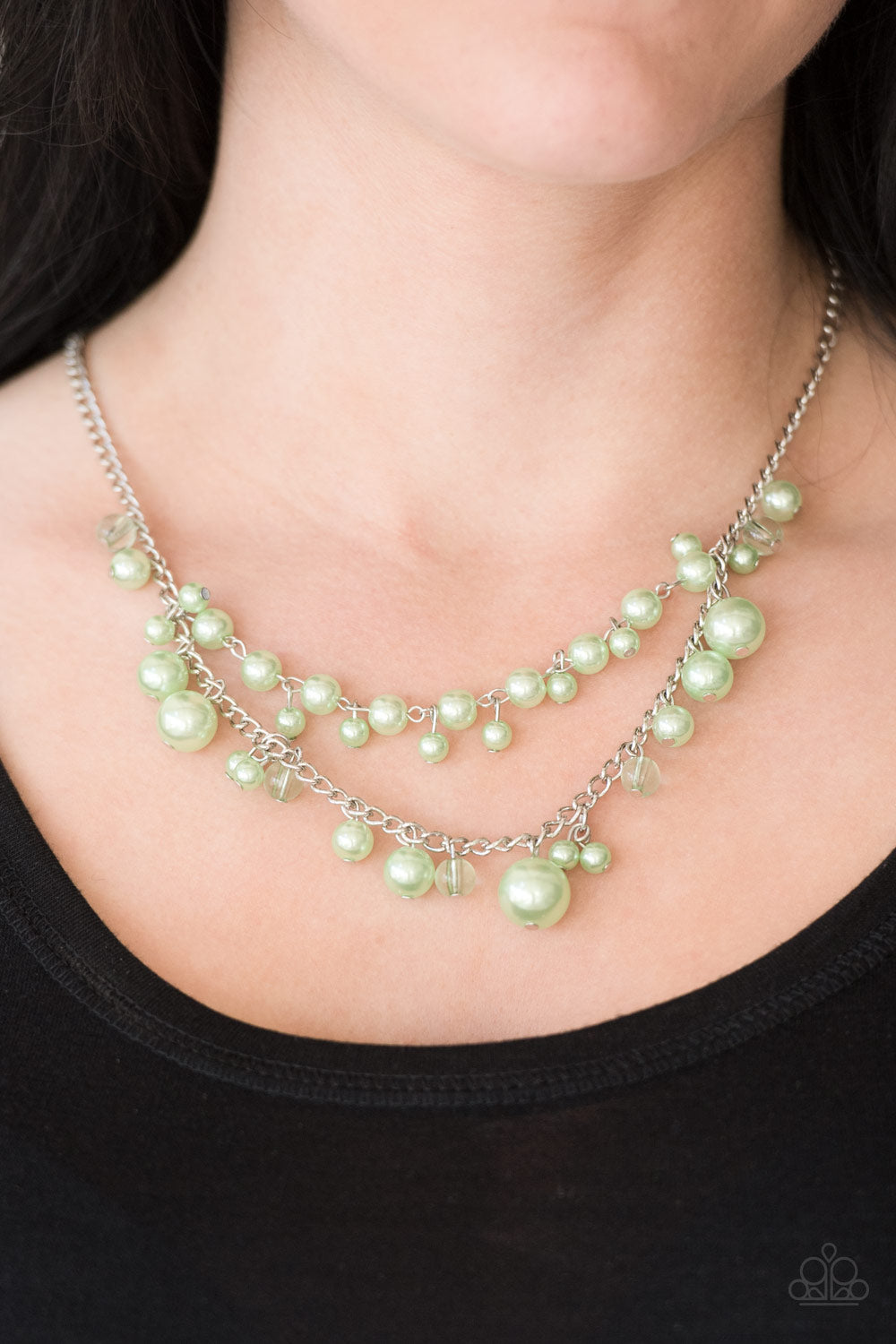 Blissfully Bridesmaid - Green Paparazzi Necklace