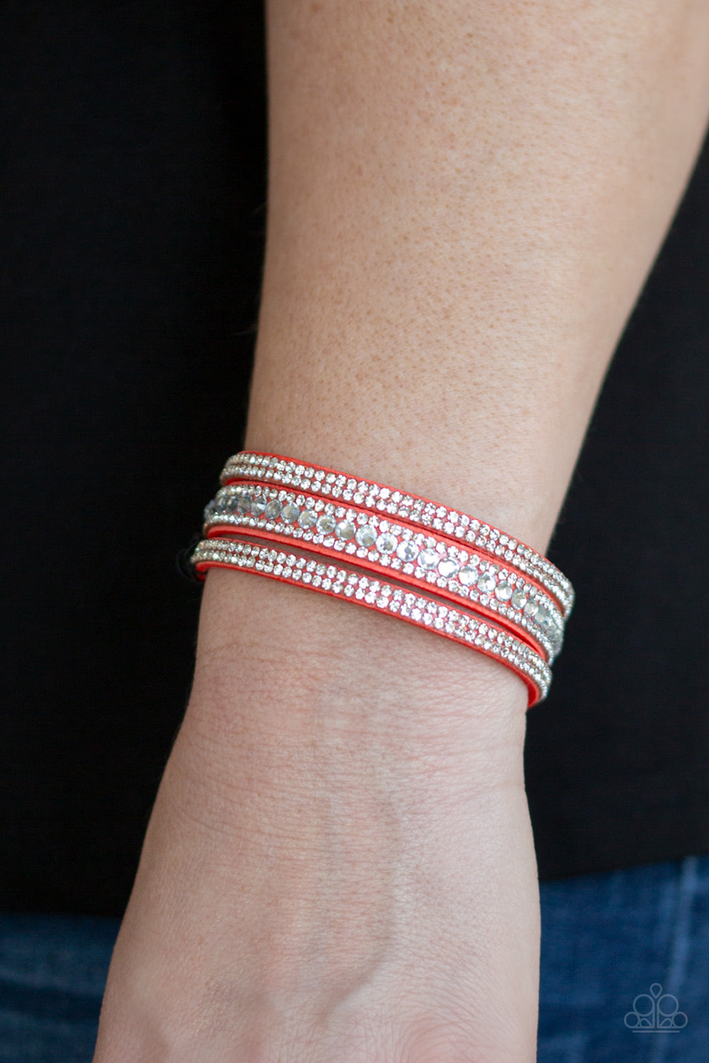 Harlem Hustle - Orange Paparazzi Bracelet