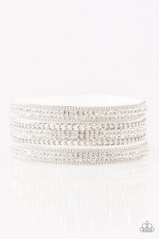Dangerously Drama Queen White Urban Bracelet