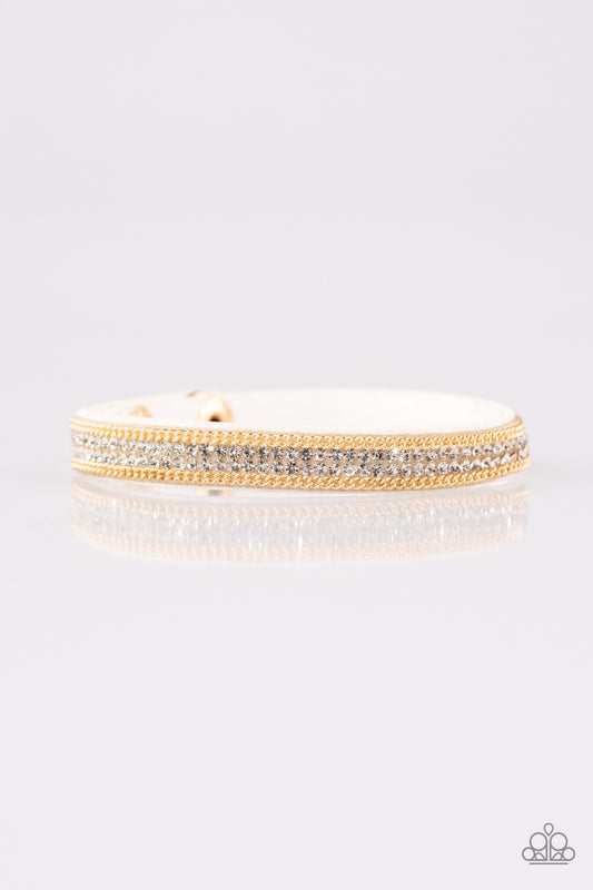 Babe Bling - White Paparazzi Urban Bracelet