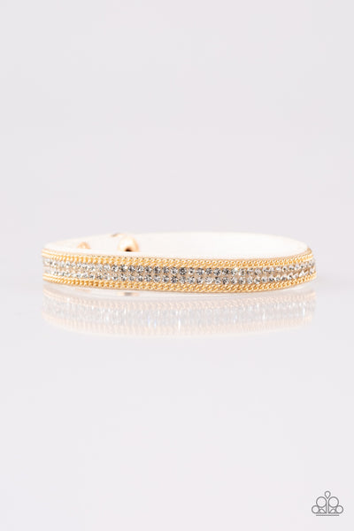 Babe Bling - White Paparazzi Urban Bracelet