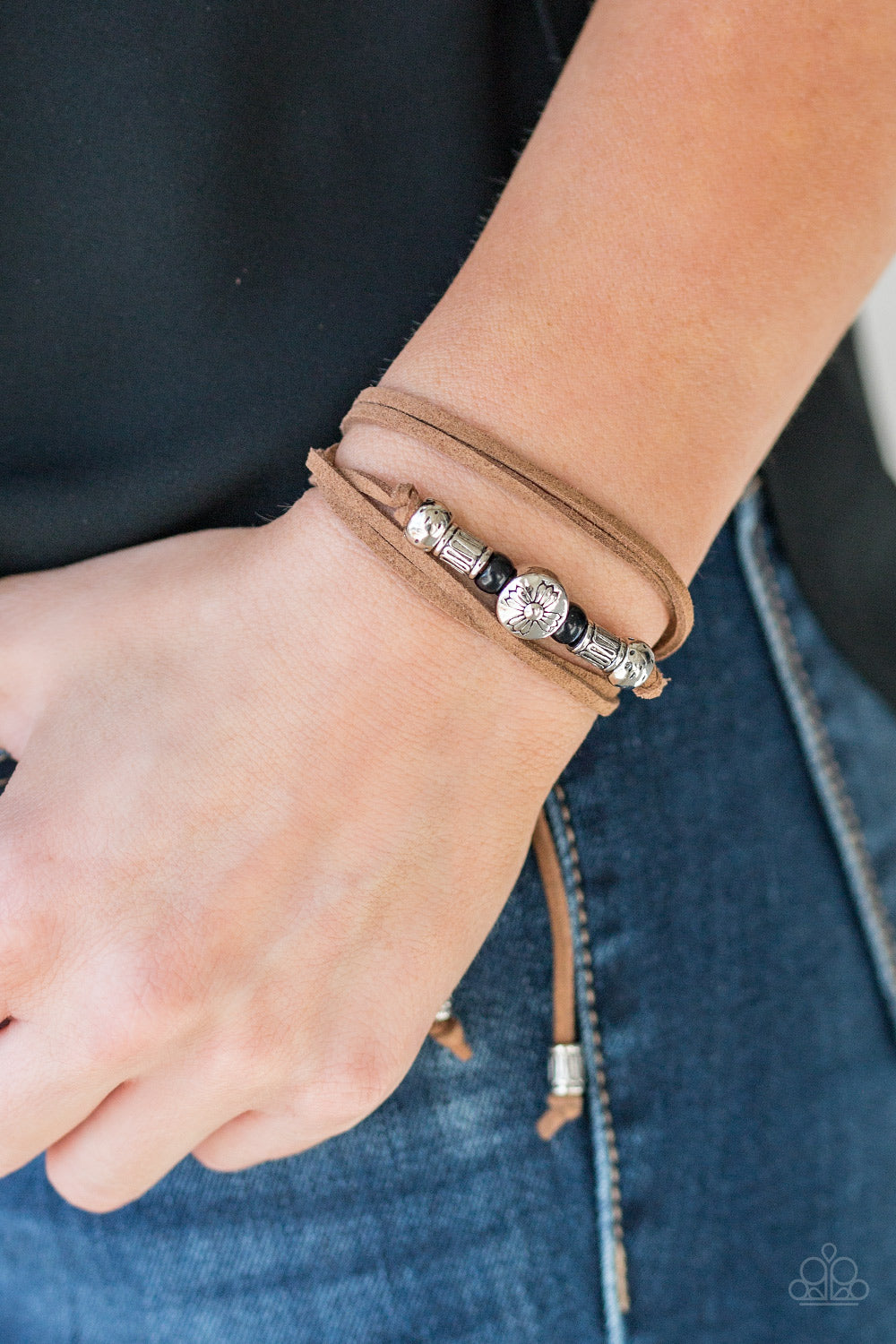 Find Your Way - Black Paparazzi Urban Bracelet