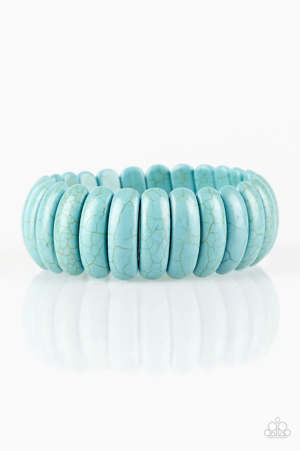 Peacefully Primal Blue Paparazzi Bracelet