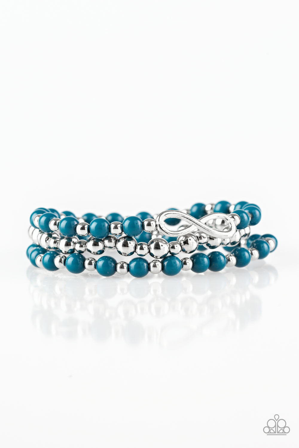 Immeasurably Infinite - Blue Paparazzi Bracelet