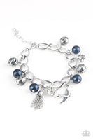 Lady Love Dove - Blue Paparazzi Bracelet