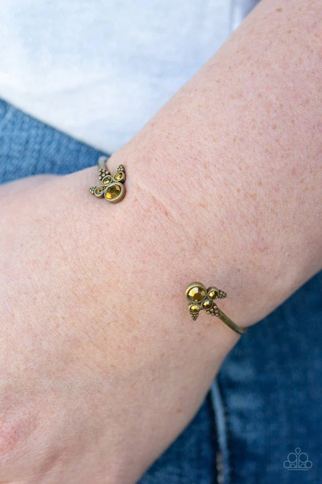 A Bit Rich Brass Paparazzi Bracelet