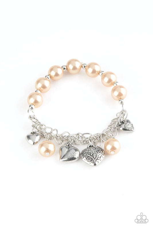 More Amour Brown Paparazzi Bracelet
