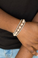 Epic Escape - Brown Paparazzi Bracelet