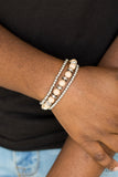 Epic Escape - Brown Paparazzi Bracelet