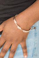 Traditional Twist - Rose Gold Paparazzi Cuff Bracelet