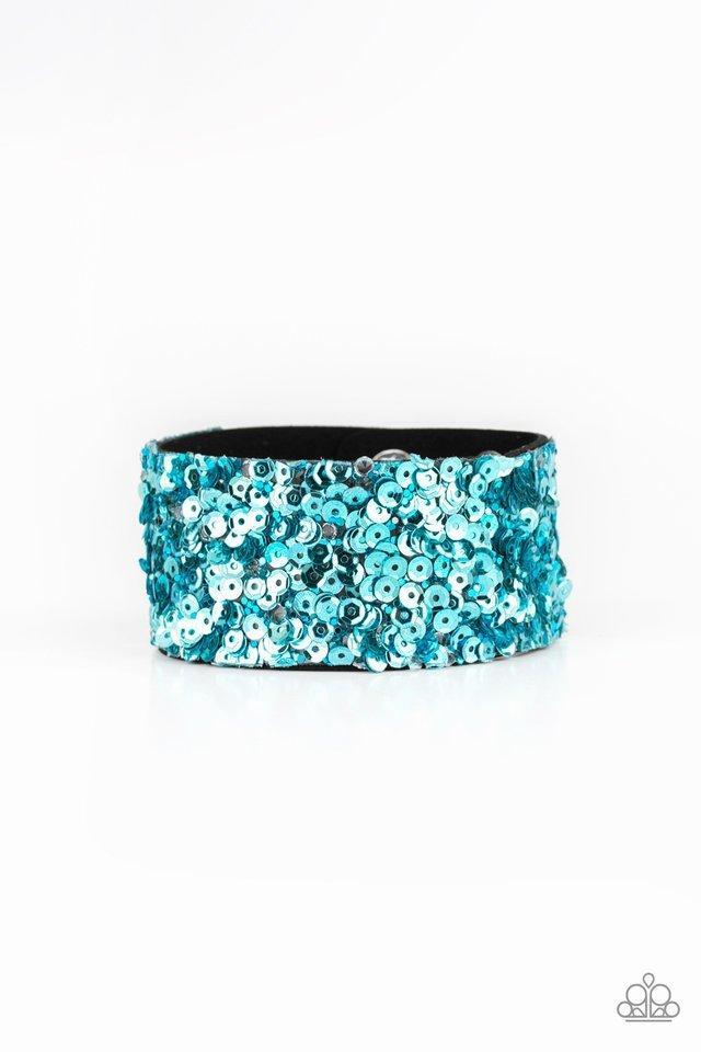 Starry Sequins Blue Paparazzi Urban Bracelet