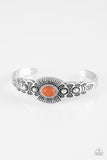 Wide Open Mesas - Orange Paparazzi Cuff Bracelet