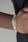 Wide Open Mesas - Orange Paparazzi Cuff Bracelet