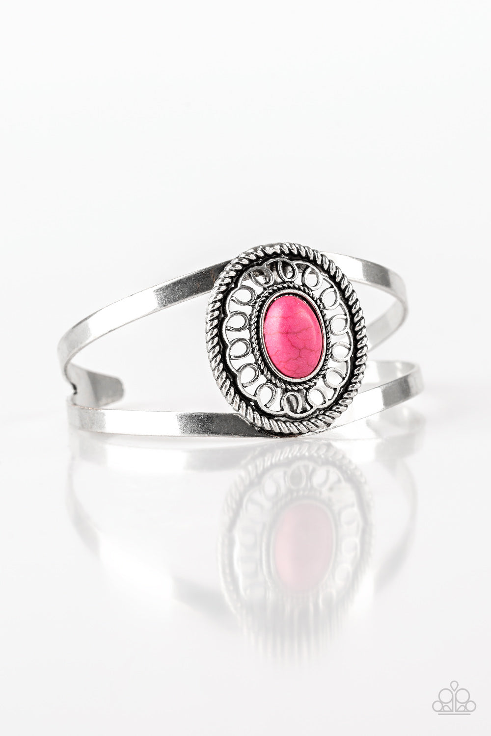 Deep In The TUMBLEWEEDS - Pink Paparazzi Cuff Bracelet